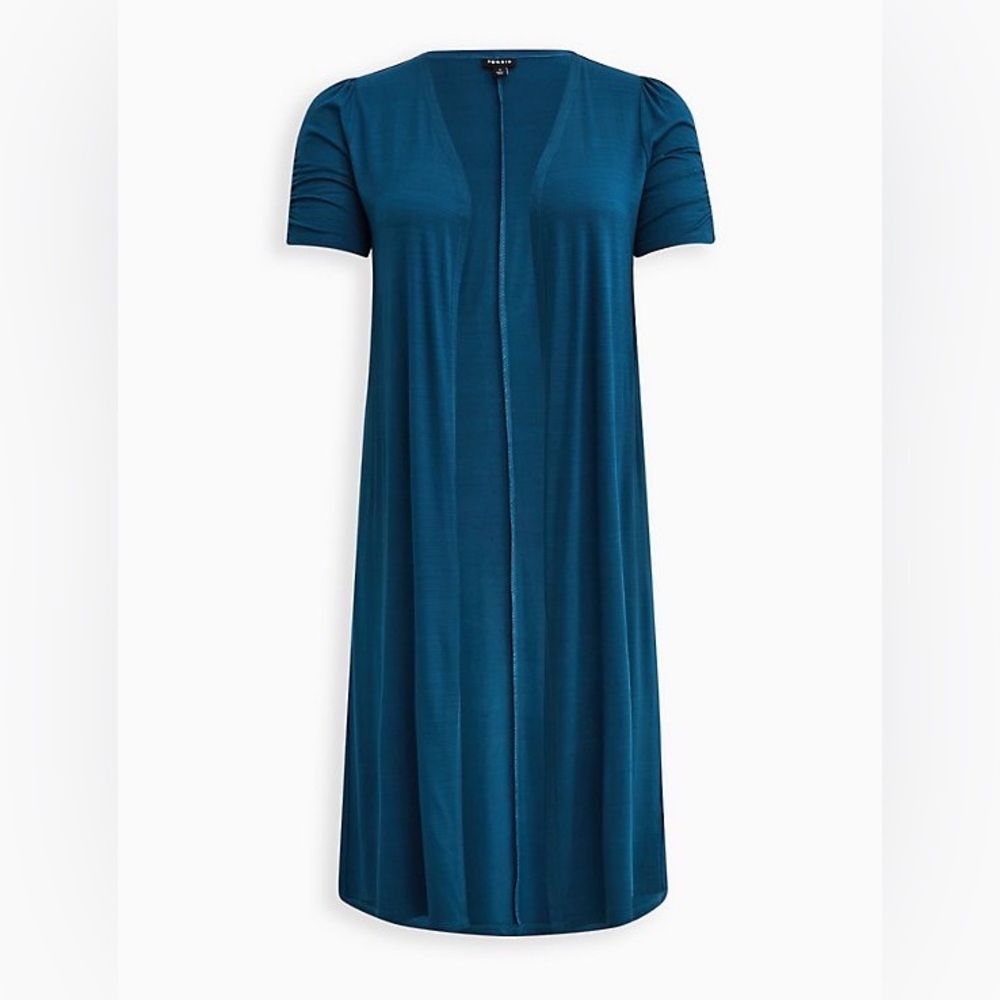 Torrid Duster Fit n Flare Short Sleeve Sweater
